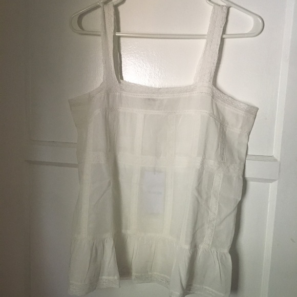 Zadig & Voltaire Teacup Tank w/ Lace Trim - Picture 5 of 8